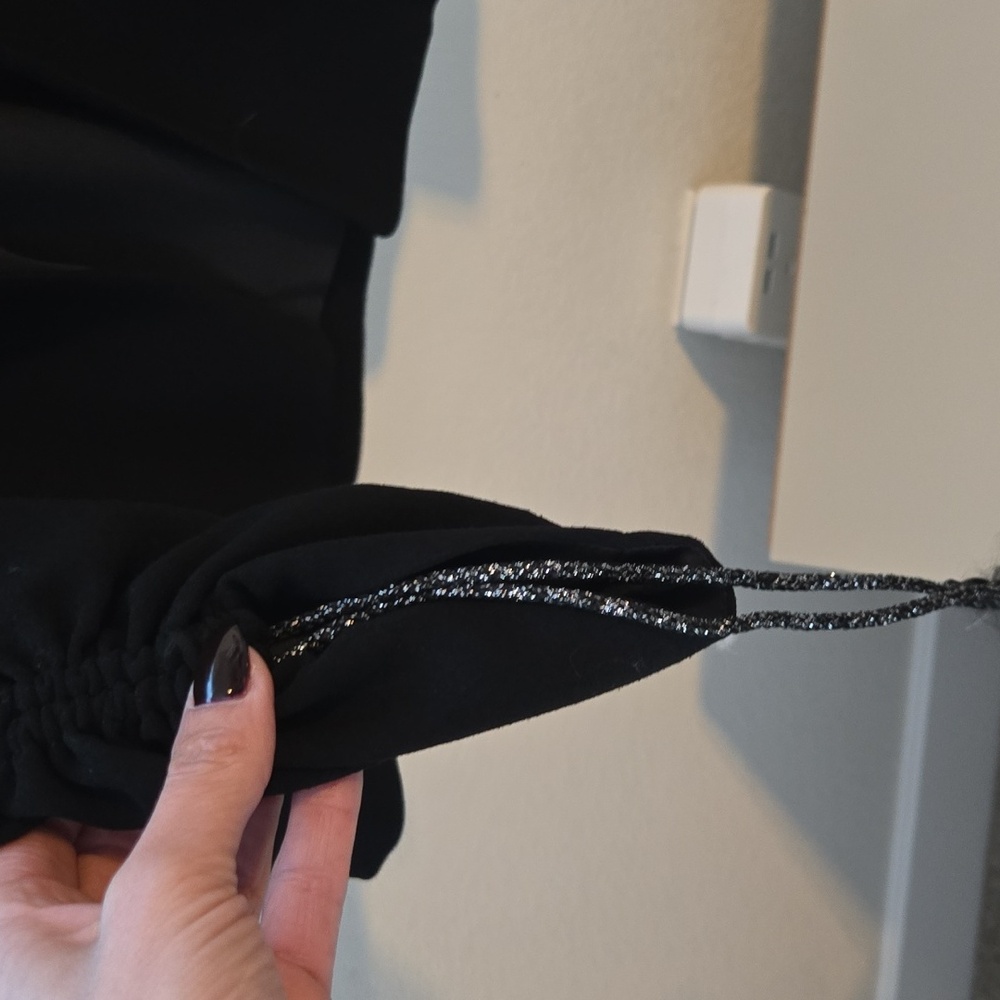 Maje Black Blazer With Silver And Black Ties On Sleeves! Size 38..Tags! - Picture 2 of 4